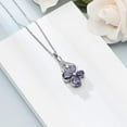 thumbnail image 3 of Crystal Teardrop Cremation Urn Ashes Necklace for Women Men Butterfly Cremation Ash Pendant Loved One Memorial Jewelry, 3 of 7