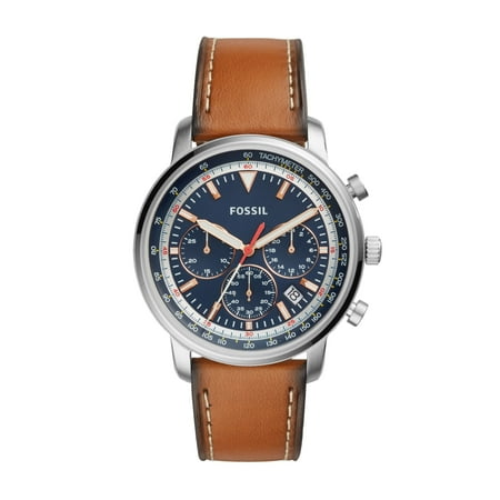 - Fossil Men's Goodwin Light Brown Leather Watch (Style: FS5414)