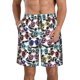 thumbnail image 1 of Balery Panda And Glasses Traje de Baño Estilo Hawaiano para Hombre, Shorts de Secado Rápido con Bolsillos-XX-Large, 1 of 6