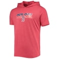 thumbnail image 2 of Men's New Era Heathered Red Boston Red Sox Hoodie T-Shirt, 2 of 3