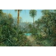 thumbnail image 2 of Bansemer, Roger 18x13 Gold Ornate Wood Framed with Double Matting Museum Art Print Titled - Ibis Luncheon, 2 of 4