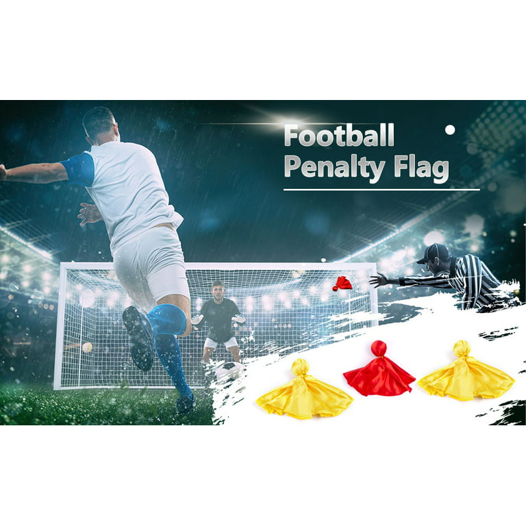 4 Pieces Football Penalty Flag Football Challenge Flags Tossing