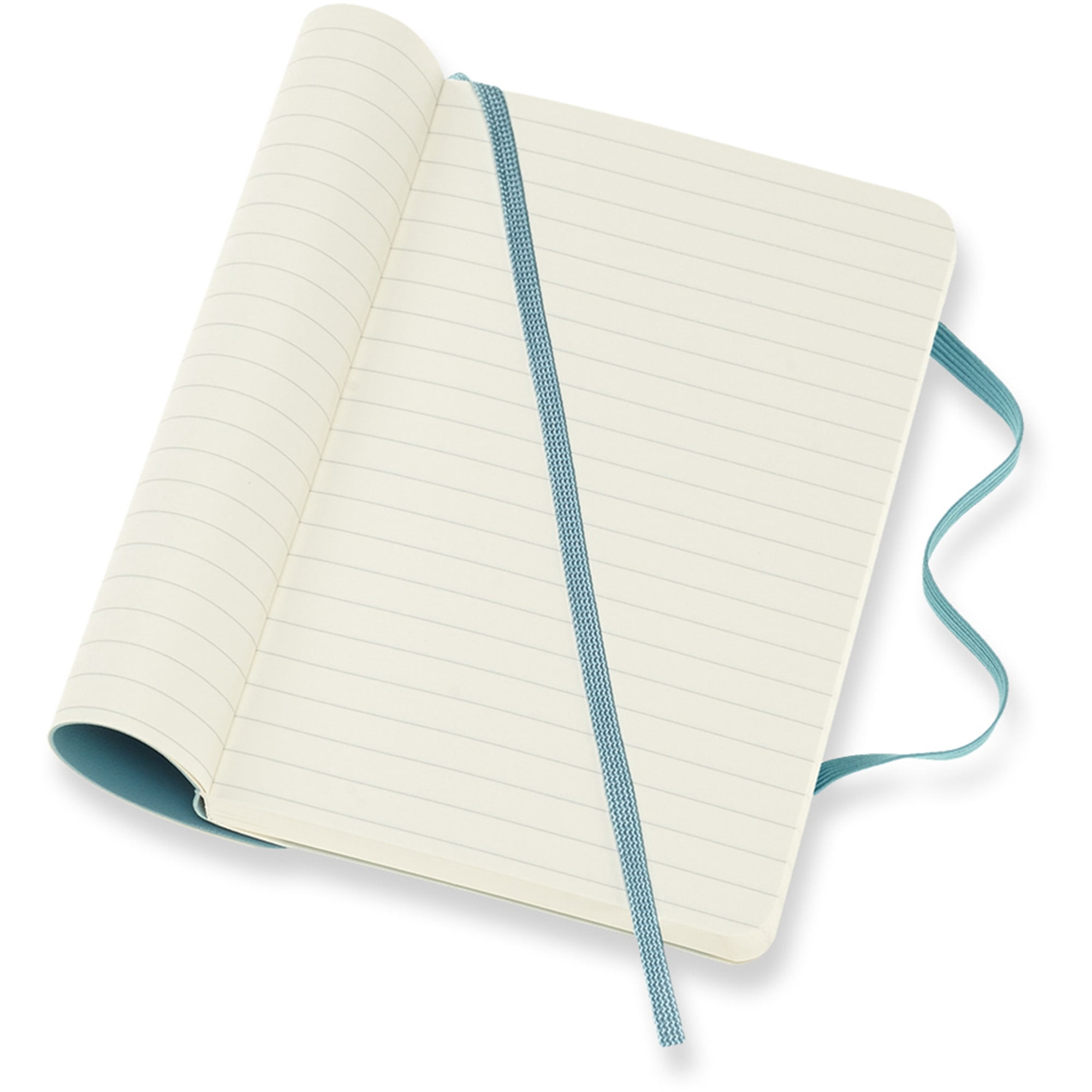 Moleskine Classic Notebook, Soft Cover, Pocket (3.5" x 5.5"), Ruled, Blue Reef