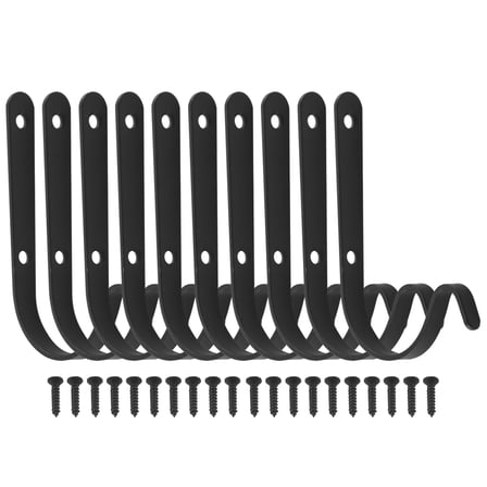 New Arrivals 10 Pcs Iron Wall Hooks Outdoor Decorative for Hanging Plant