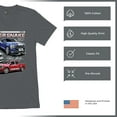 thumbnail image 6 of Ford Shelby Super Snake F-150 Men's V-Neck T-shirt Pickup Truck 4x4 Off-Road V8, 6 of 7