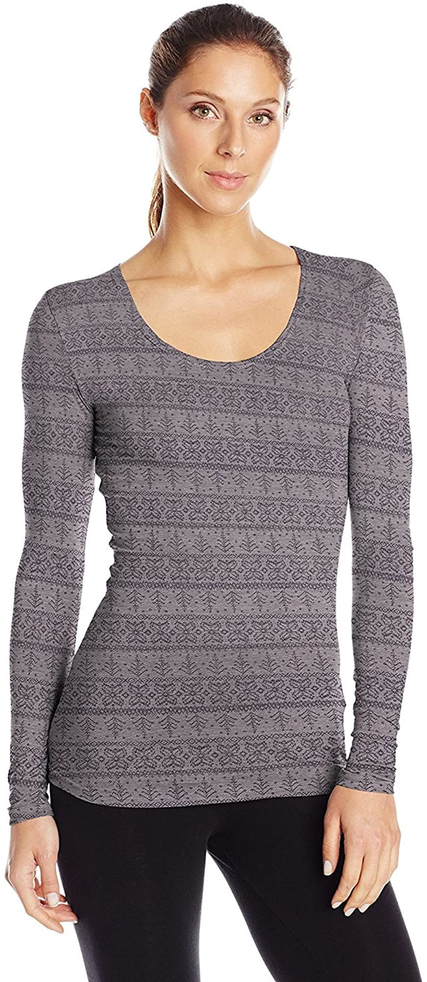 32 DEGREES Heat Women Long Sleeve Scoop 