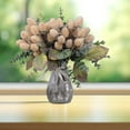 thumbnail image 4 of Valentine's Day Artificial Banksia Flower Bouquet - Home Decoration Ornaments, Faux Banksia Arrangement Table Centerpiece and Wedding Floral Display, 4 of 6