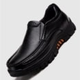 thumbnail image 1 of Zapatos de vestir de negocios negros de cuero para hombre de primavera y otoño, zapatos de hombre de suela gruesa, zapatos de senderismo casuales para exteriores de gran tamaño, 1 of 6