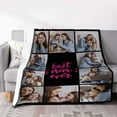 thumbnail image 4 of Custom Blanket with Photos Customized Blanket Personalized Blanket Gifts for Mom, Dad,Christmas, Birthday(1-Photo, 72 * 54in), 4 of 6