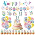 thumbnail image 1 of Easter Party Supplies, Happy Easter Party Tableware, Happy Easter Banner, Rabbit Paper Plates Napkins Cups for Easter Spring Party Decorations, 1 of 8