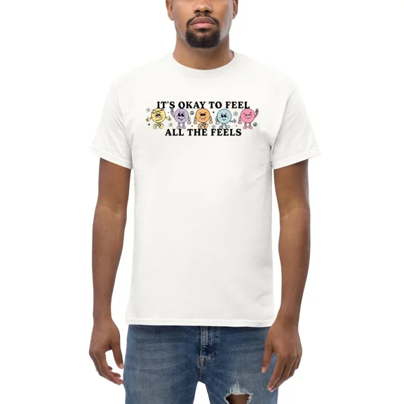 RARE It's Ok To Feel All The Feels T-shirt