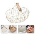 thumbnail image 2 of YOSADIER Vintage Beige Iron Basket for Home Storage, Kitchen Organization, Decorative and Versatile Multi-Purpose Use, 2 of 7