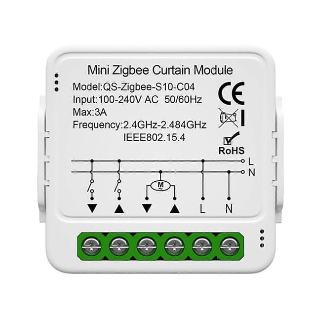 Tuya WiFi Curtain Module Smart Mini Curtain Switch Module Smart Home Support Voice Control