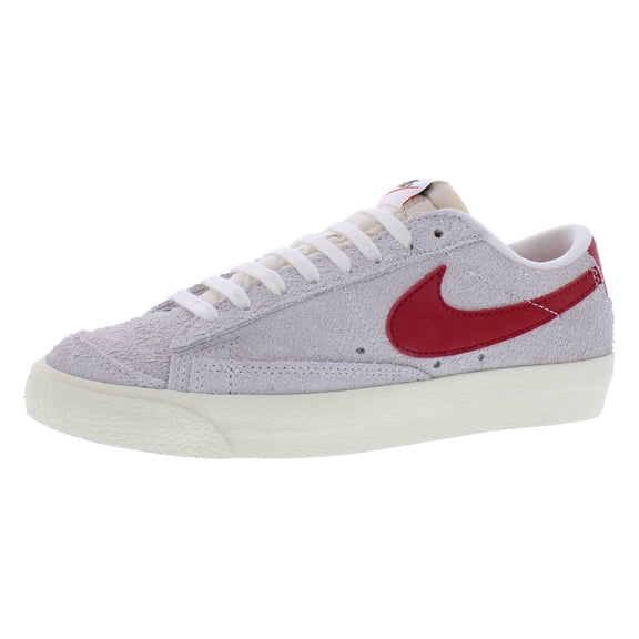 Nike Blazer Low 77 Vintage Womens Shoes Size 9.5, Color: Summit White/Gym Red-Sail-Coconut Milk