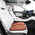 thumbnail image 4 of Soft Thin Gel Seat Cushion for Car Seat, Office Chair, Wheelchair, Stadium - Non-Slip Car Seat Cushions - Sciatica and Tailbone Pain Relief (Orange), 4 of 6