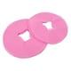 thumbnail image 4 of 100 Uds cubierta facial de masaje tela desechable con diseño de agujero redondo rosa para salón de casa, 4 of 8