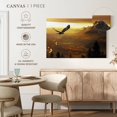thumbnail image 5 of Elephant Stock Golden Eagle At Sunset Wall Art - Horizontal Canvas Wall Art - Living Room Wall Decor - Animal Canvas - Orange And Green Decor - 12" x 8", 5 of 8