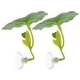 thumbnail image 1 of BESTYASH 2Ud Hoja Artificial De Loto Para Betta Accesorio Acuario Descanso Cría, 1 of 8
