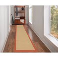 thumbnail image 4 of Athena Sisal & Burnt Orange 2'6" x 12' Runner, 4 of 6
