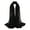 Black, variant on Scarf for Women Scarvess Solid Color Head Scarves Pearl Hijab Lightweight Fashion Hair Scarves Bandanas