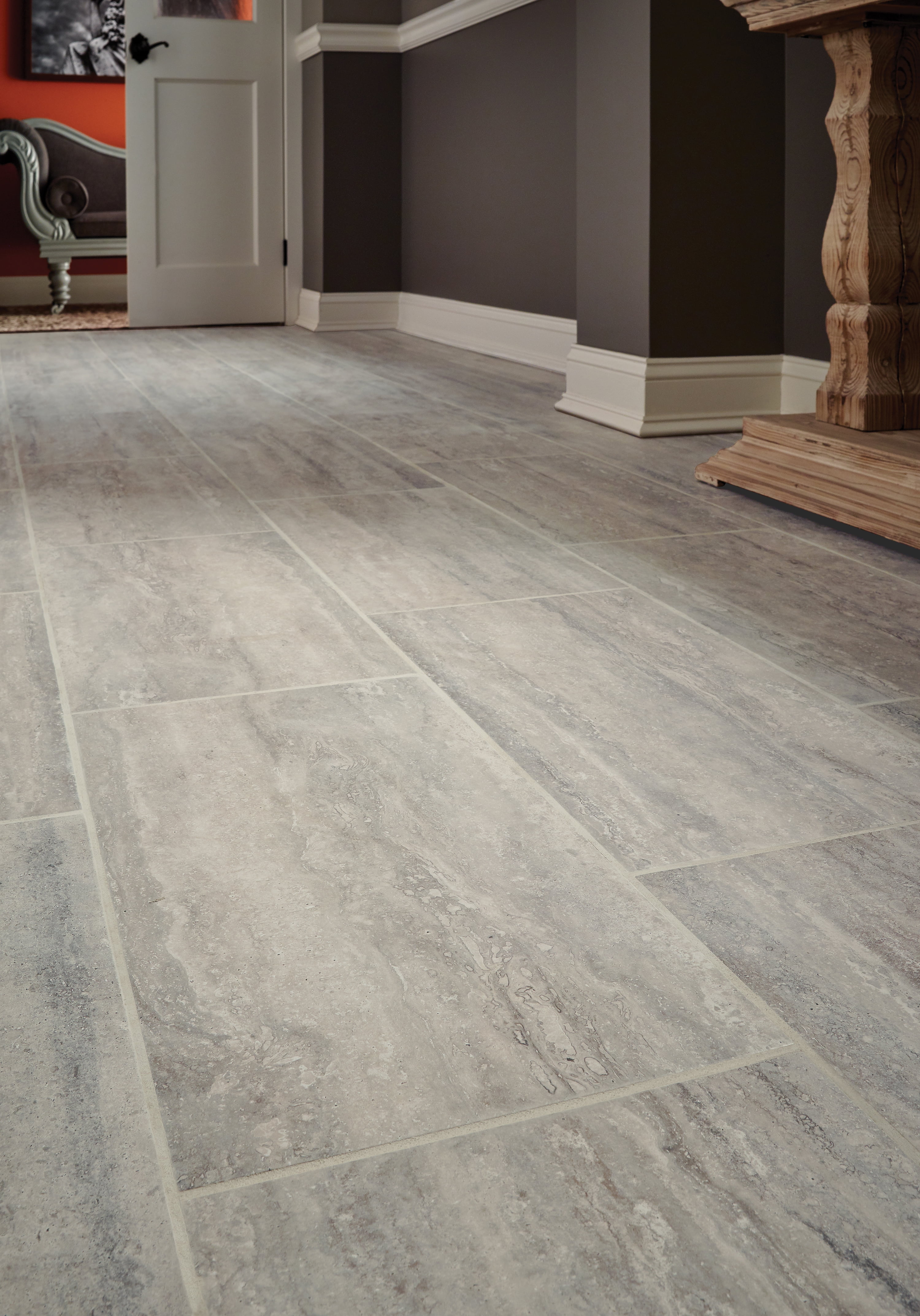 MSI Trevi Gray 12 in. x 24 in. Glazed Porcelain Floor and Wall Tile (16 Sq. ft. / Case)