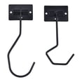 thumbnail image 4 of Foldable Under Cabinet Banana Hook, Removable Magnetic Adhesive Banana Hooks Holder, Stainless Steel Banana Hanger With Screws, Space-Saving Counter Banana Hook For Kitchen, 1Pc(Black,6.5x2.3"), 4 of 9
