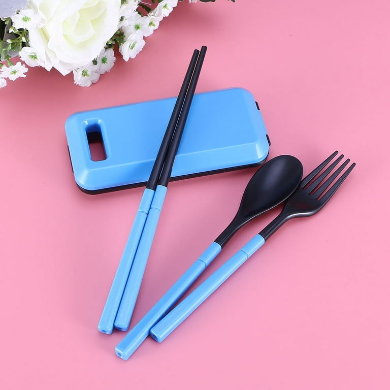 Camping Chopsticks & Cutlery ABS folding with Travel case – The