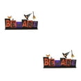 thumbnail image 1 of Guardoinrt Halloween Table Decor Sign Wood Decorative Greeting Card Board Decoration with Holder Office Outdoor Accessories Type1 NO1, 1 of 6