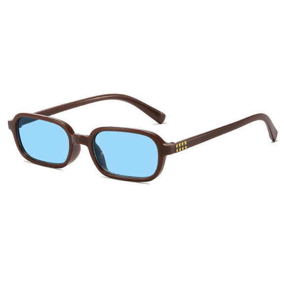 New Small Frame Sunglasses Anti UV400 Shades Sun Glasses Retro Rectangle Eyewear For Men Women Beach Travel Streetwear Glasses