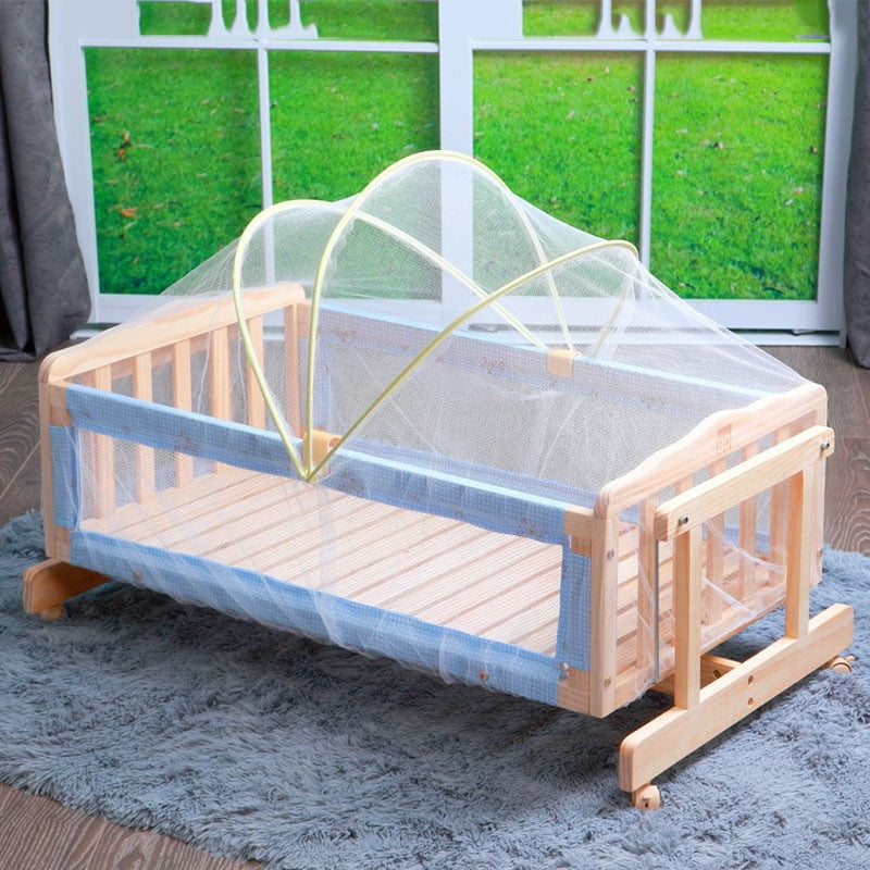 Baby bed with net for 2 year old 2025