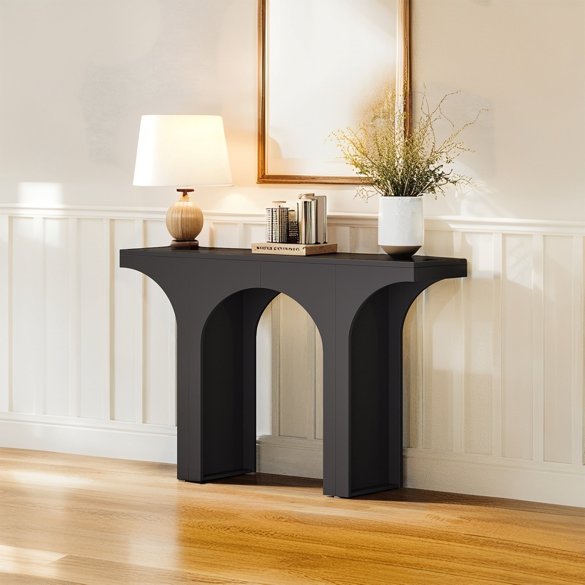 MAYEERTY Simple Minimalist Foyer Table, Stylish Non-Storage Console Table for Any Home Decor