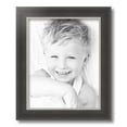 thumbnail image 2 of ArtToFrames 12x15 inch Black Velvet with Silver Wide Picture Frame, Black MDF Poster Frame (4693), 2 of 7