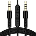 thumbnail image 1 of Cable estéreo de audio de 3,5 mm/AUX con control de volumen de micrófono Cable AUX para auriculares de coche FLhrweasw El nuevo, 1 of 7