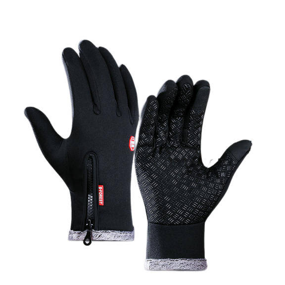 Outdoor Sports Thick Winter Warm Windproof Men's And Women's Sports Bicycle Riding Touch Screen Gloves Manufacturers M