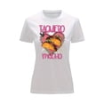thumbnail image 2 of Playera Blusa Impresion De Taquero Mucho Fiestas Patrias Mexico Septiembre Independencia Color Blanco Talla Chica Marca Emil SaEs, 2 of 4