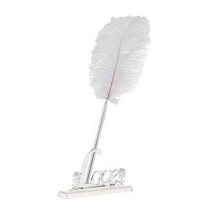 Livre d'or plumes de signature stylo avec l'amour stylo stand Set mariage Favor 1Pcs