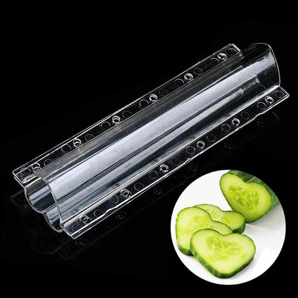 1/2X Garden Fruit Vegetable Star Heart Cucumber Shaping Mold Growth Forming Tool 
