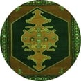 thumbnail image 1 of Ahgly Company Indoor Round Persian Green Traditional Area Rugs, 4' Round, 1 of 1