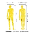 thumbnail image 2 of Traceease Male Human Figure Template Stencils Fashion Designers Drafting Tools, 2 Piece ( Front & Back), 2 of 4