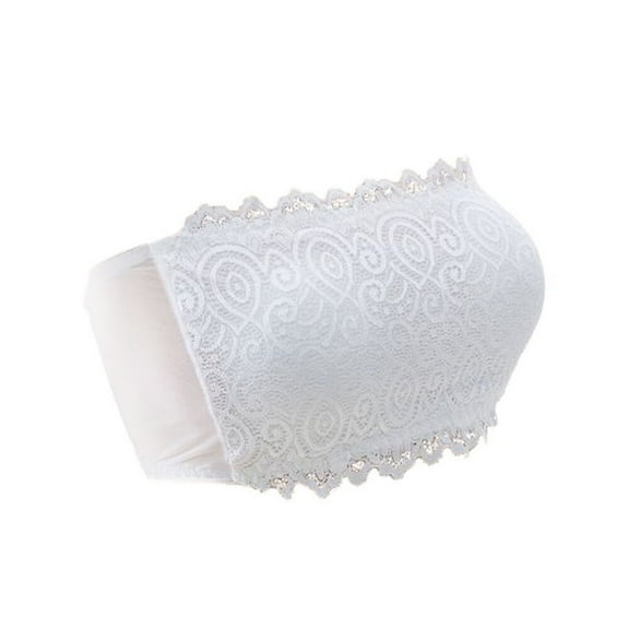 Bigersell Soft Bra Clearance Longline Bra Wire-Free Bra Style R4208 V-Neck No Underwire Bras Pull-On Bra Closure Women's Plus Size Full-Coverage Bra White One Size