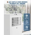 thumbnail image 2 of Bingirl Cool Breeze Anywhere: 10000 BTU Portable Air Conditioner, 3-in-1 Functionality with Fan & Dehumidifier, Cools Up to 450 Sq Ft, Remote Control Included, 2 of 7