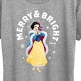 thumbnail image 3 of Disney - Merry And Bright Snow White - Women's Short Sleeve Graphic T-Shirt, 3 of 5