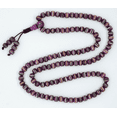 thumbnail image 4 of Tibetan Himalayan Yak Bone 108 Beads Embedded Necklace for Meditation (Purple), 4 of 4