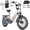 White, variant on W WALLKE H7 Ultra 4000W Ebike, 37MPH Electric Bike, 48V 55Ah Portable Power Station Battery, Torque Sensor, 20" Puncture-Proof Fat Tire