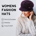 thumbnail image 4 of Gorro de invierno con ala de Desiderio Hats, tejido cálido, 4 of 5