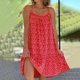 thumbnail image 1 of WILLBEST Vestido De Verano Para Mujer, Vestido De Playa Informal Floral De Verano Sin Mangas Con Cuello En V, Vestido Bohemio Para Vacaciones, Fiestas, Uso Diario, 1 of 3