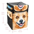 thumbnail image 5 of Pixel Dog Mini Trash Can Car Trash Bin Trash Can for Car - Foldable, with Lid, Leak-Proof, Hanging Storage Bag, 5 of 6