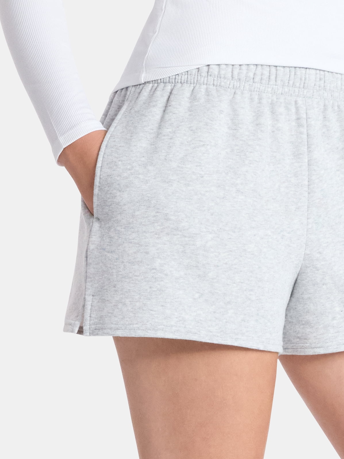 No Boundaries Fleece Shorts, 3'' Inseam, Women’s