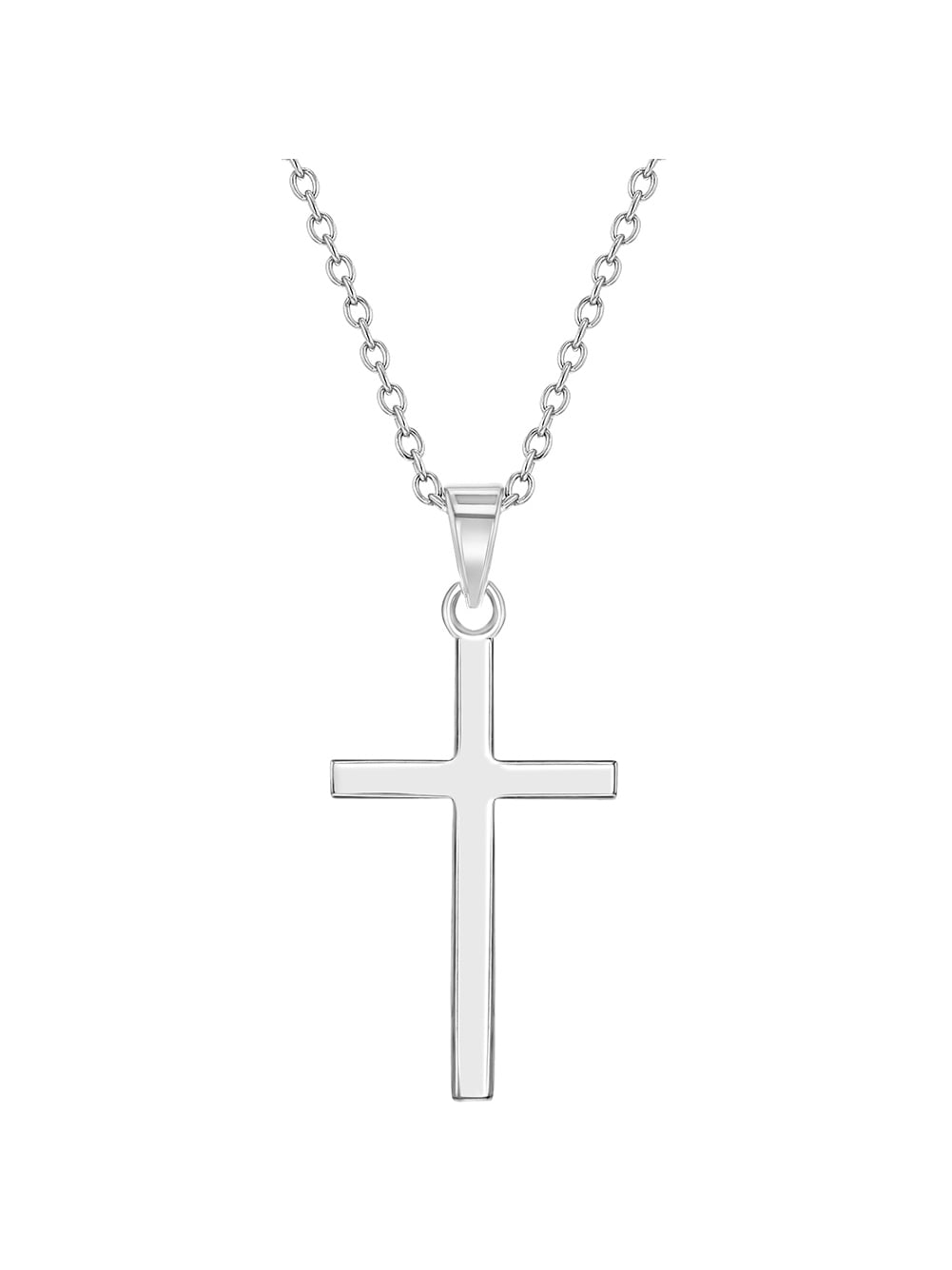 925 Sterling Silver Religious Crucifix Charm Pendant 