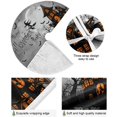thumbnail image 2 of FMSHPON Halloween Party Xmas Christmas Tree Skirt Stand Mat for Holiday Party Decoration Indoor Outdoor 48 inches, 2 of 6